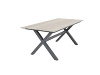 X- tafel 160*88 cm HPL wood